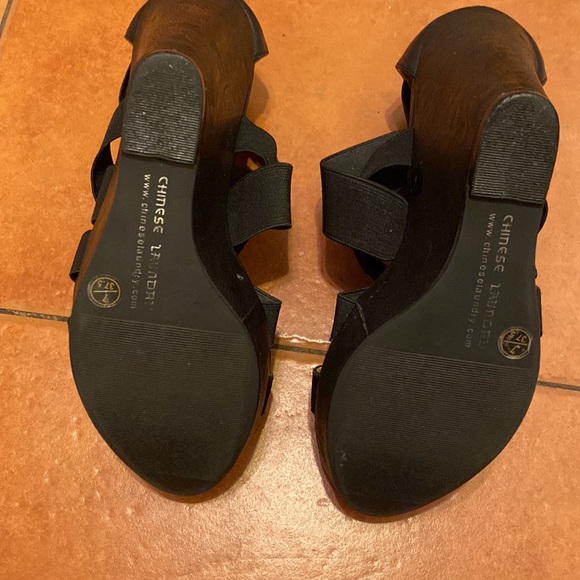 Chinese Laundry strappy wedges 5" platforms. Sexy, comfortable. Great Condition - Picture 8 of 8